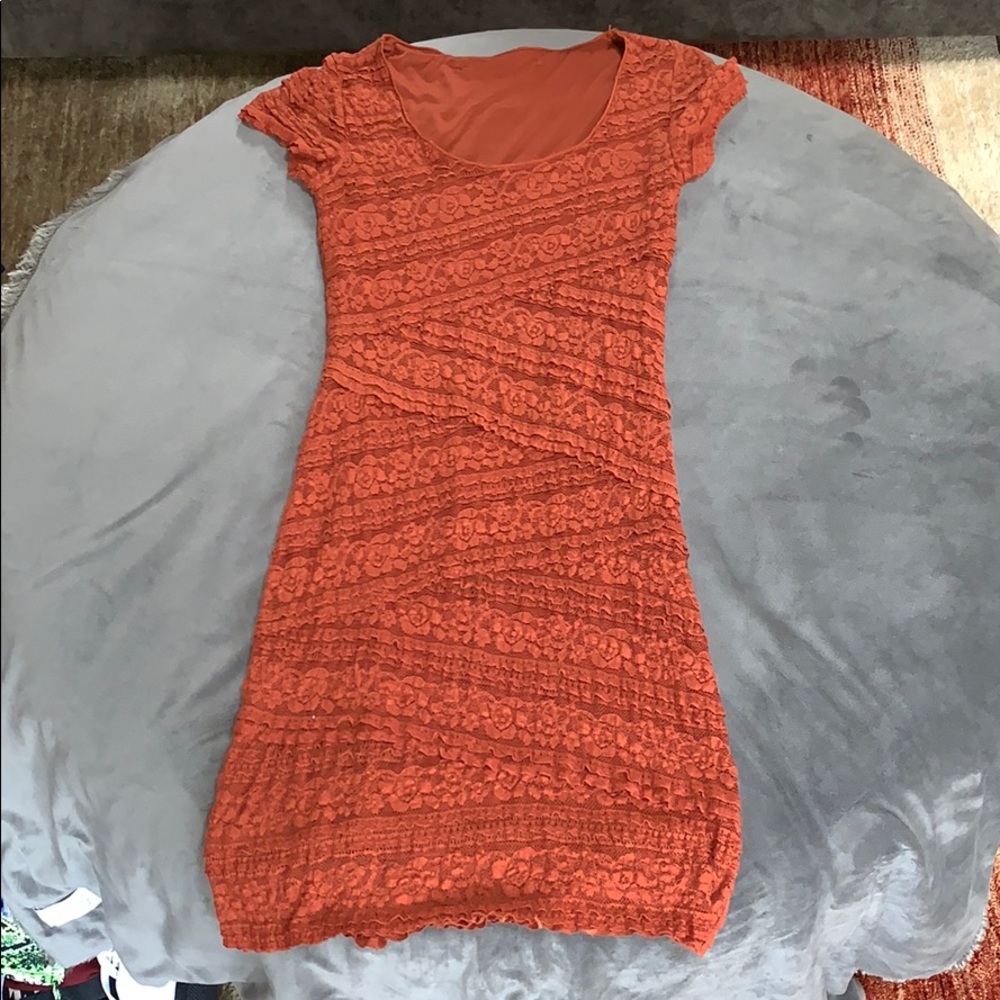 Woman’s lace dress